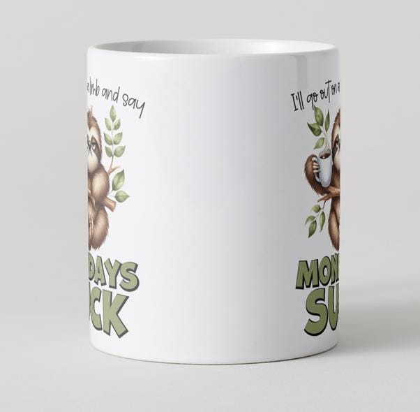 Funny Animal mug - Great gift for a friend or colleague, or for yourself as an office mug or at home