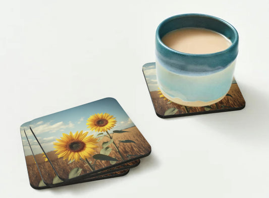 Sunflower Coaster - great for home, office or gifting