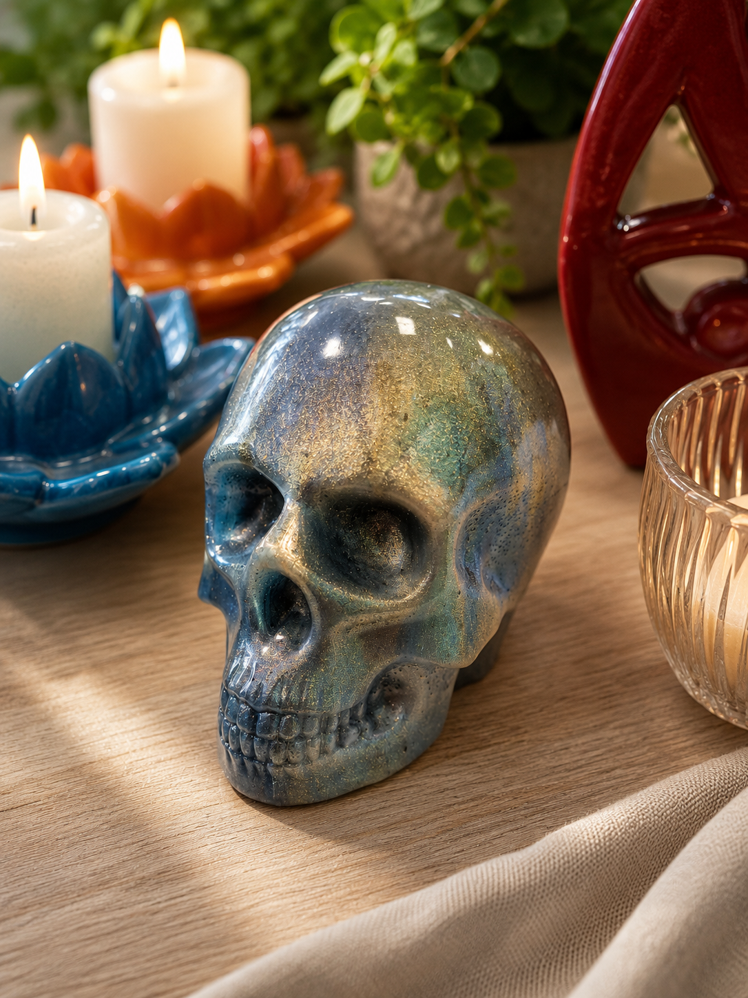 Skull ornament