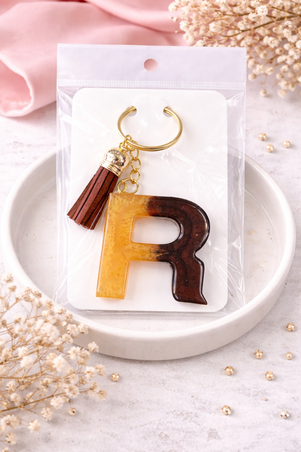 Personalised Initial Keychain