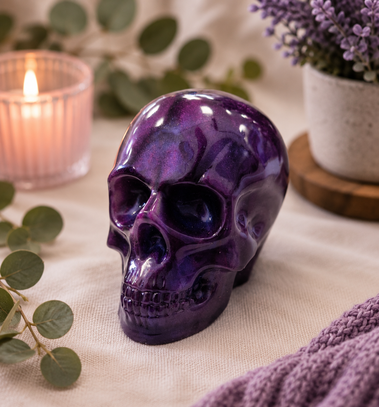 Skull ornament